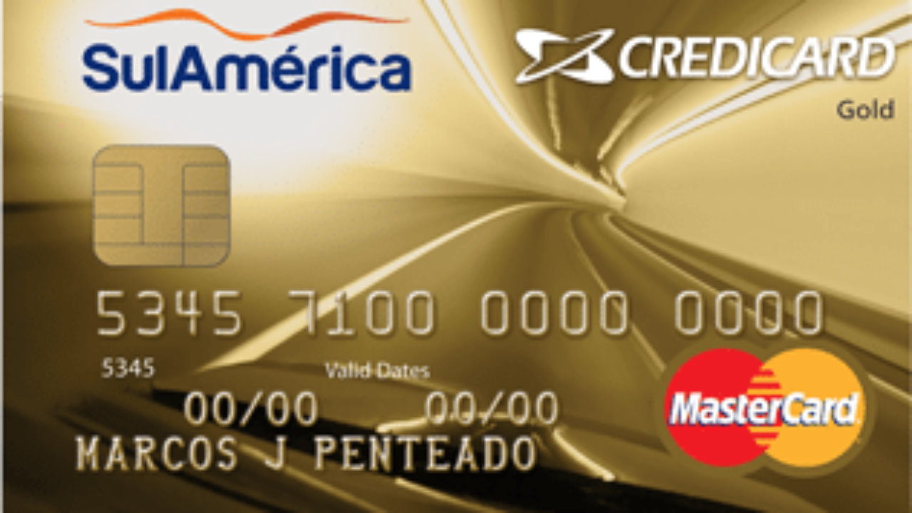 Cartão de crédito Credicard SulAmérica Gold