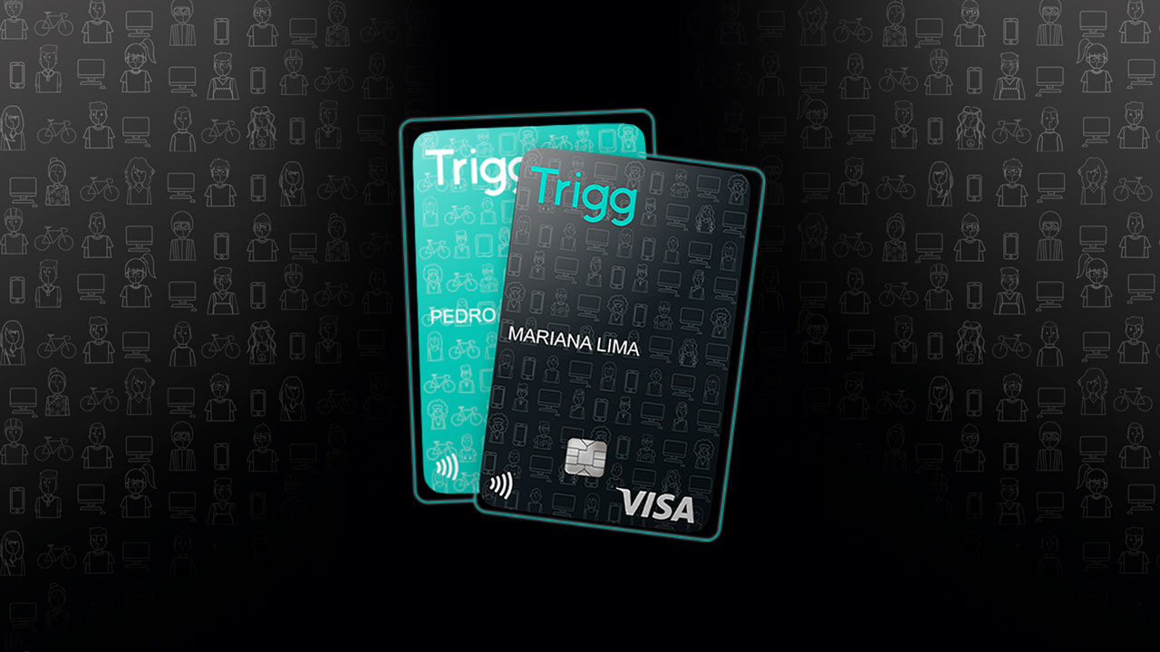 cartão de crédito Trigg Grafite