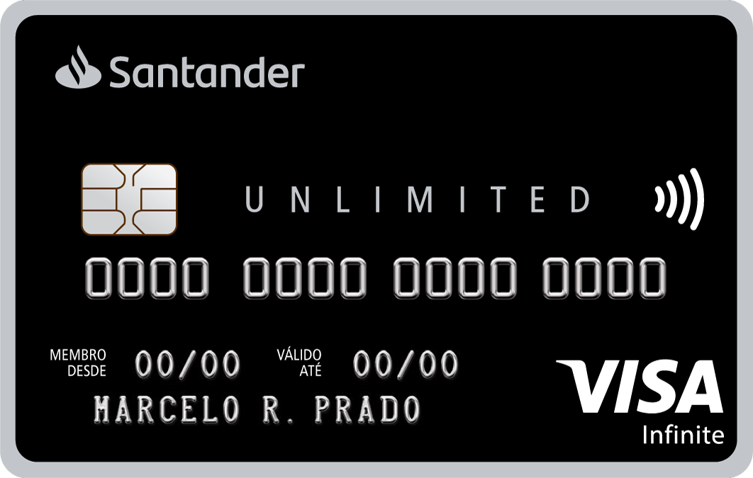 Cartão de crédito Santander Unlimited Black