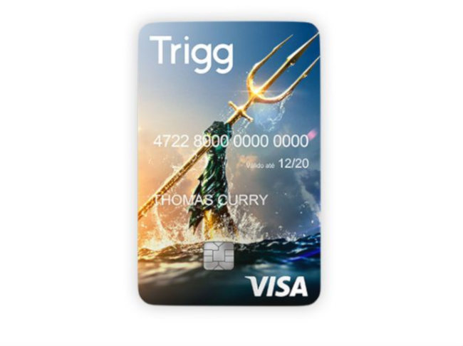cartão de crédito Trigg Aquaman