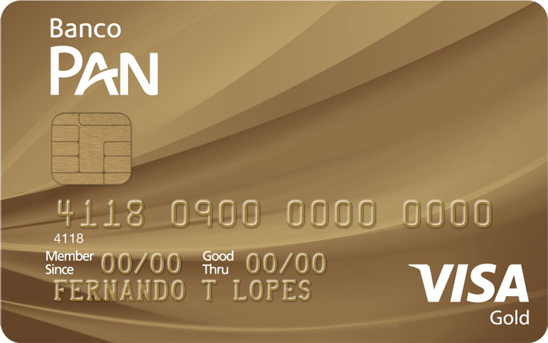 cartão de crédito PAN Visa Gold