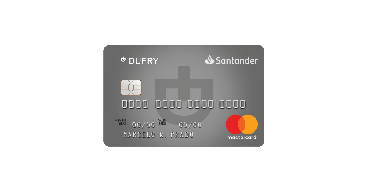 Cartão de crédito Santander Dufry Platinum