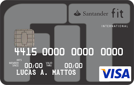 Cartão de crédito Santander Fit