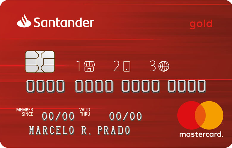 Cartão de crédito Santander Gold