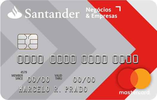 Cartão de crédito Santander Negócios & Empresas